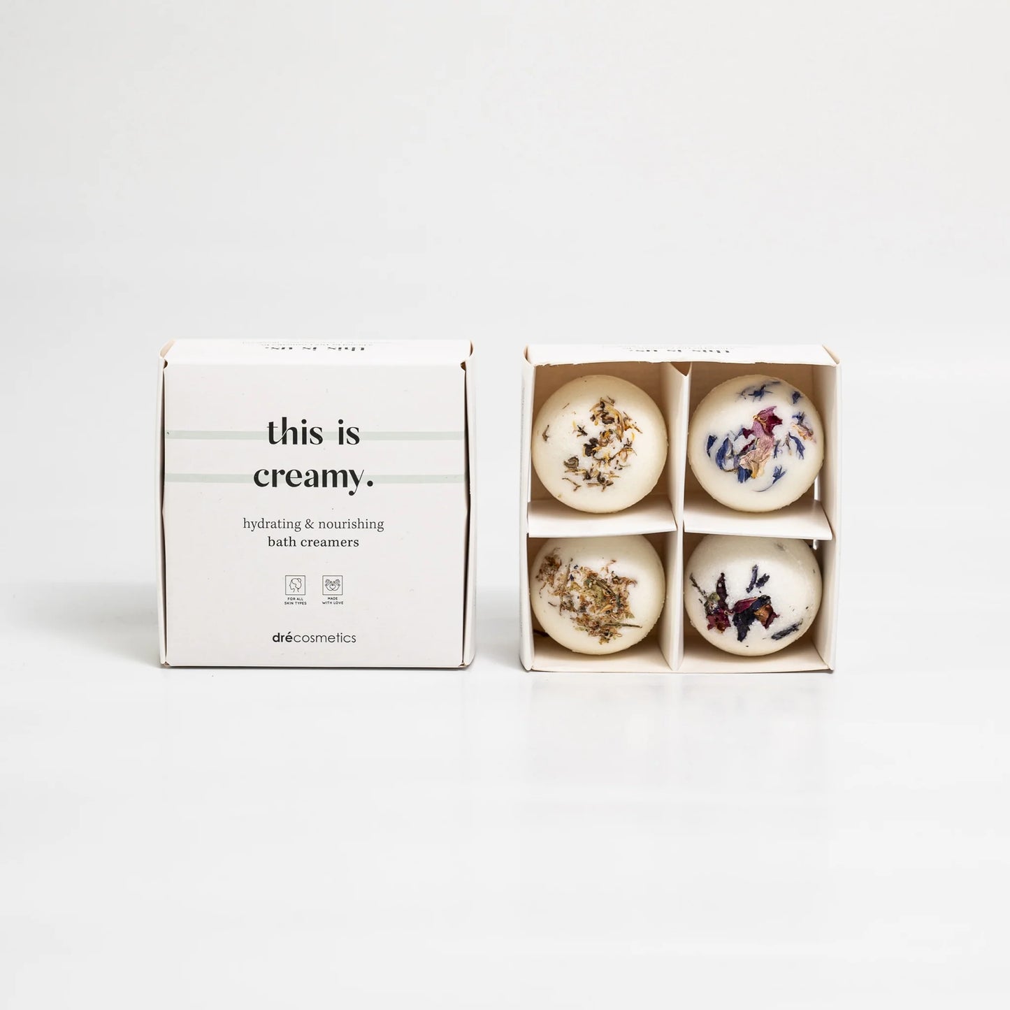 ‘this is creamy.’ Bath Creamers 4 stuks