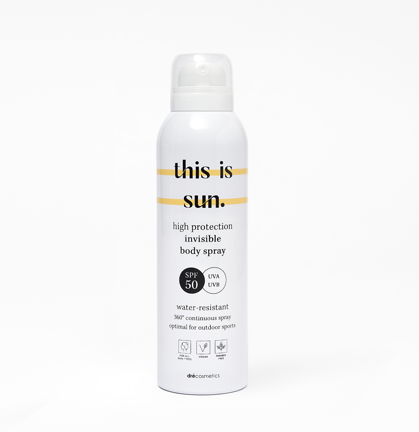 ‘this is sun.’ Invisible Body Spray SPF50 150ml
