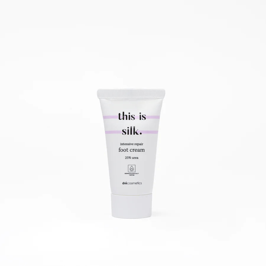 ‘this is silk.’ Foot Cream 25% urea 15ml