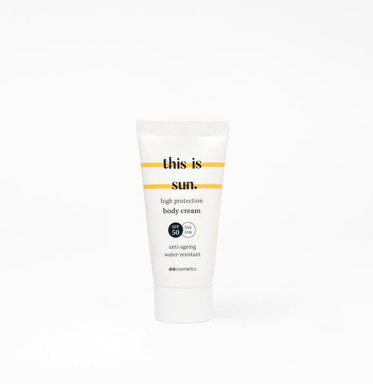 Body Cream SPF50 'this is sun.' (10x15ml) | staaltjes